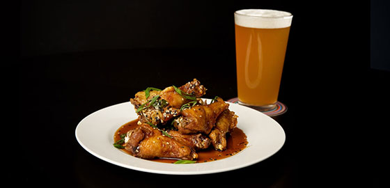 Hot Wings at SIP Restaurant and Bar